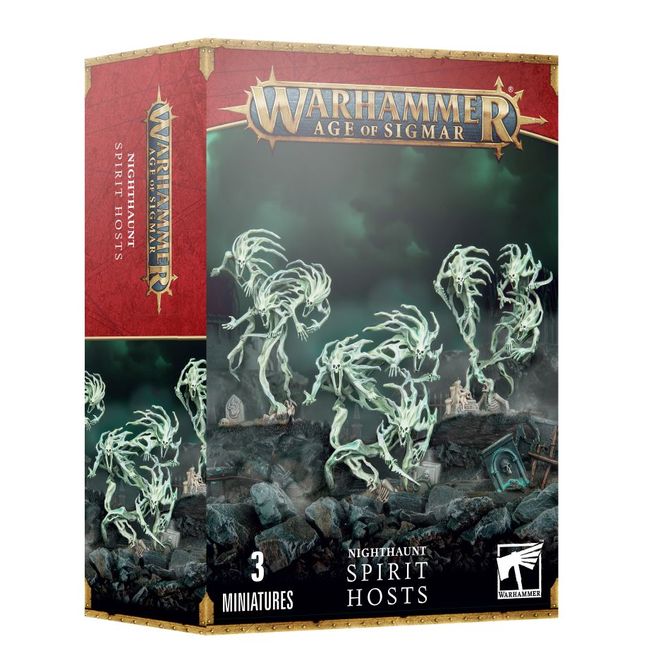 Warhammer Age of Sigmar - Nighthaunt - Nuées d’Esprits (Spirit Hosts) - 3 figurines