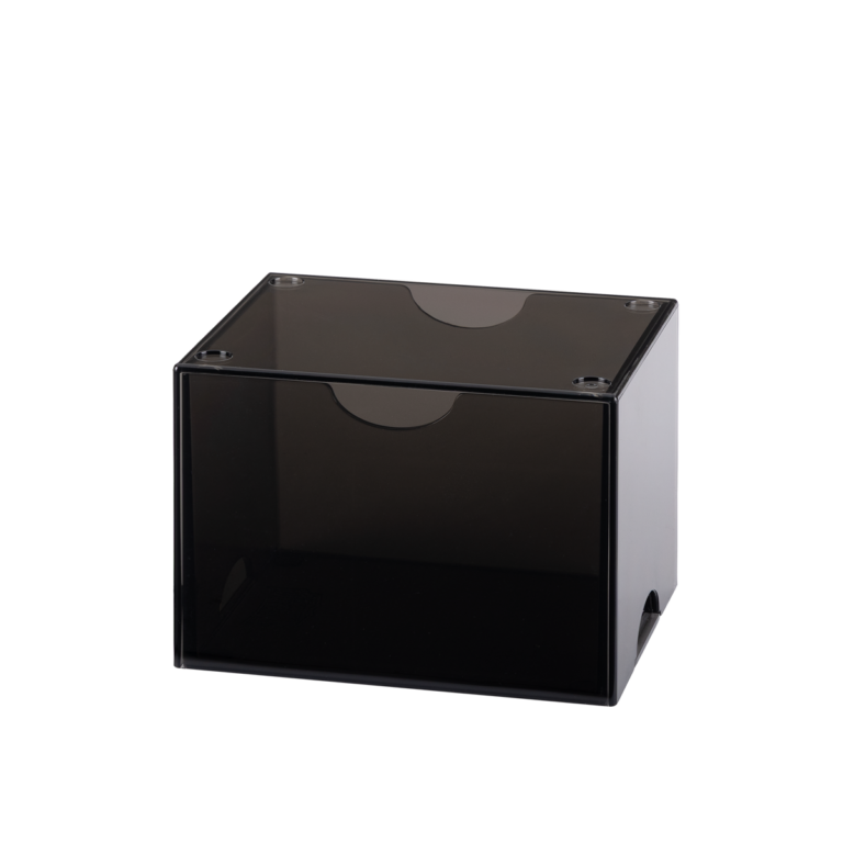 Dragon Shield Strongbox (Noir) - Clear Black - 100+