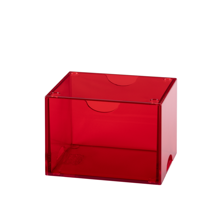 Dragon Shield Strongbox (Rouge) - Clear Red - 100+
