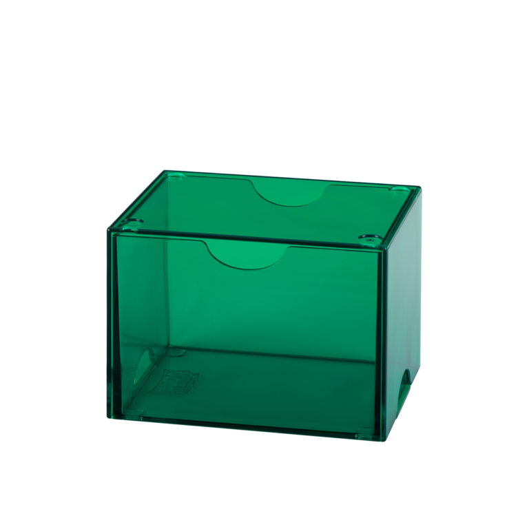 Dragon Shield Strongbox (Vert) - Clear Green - 100+