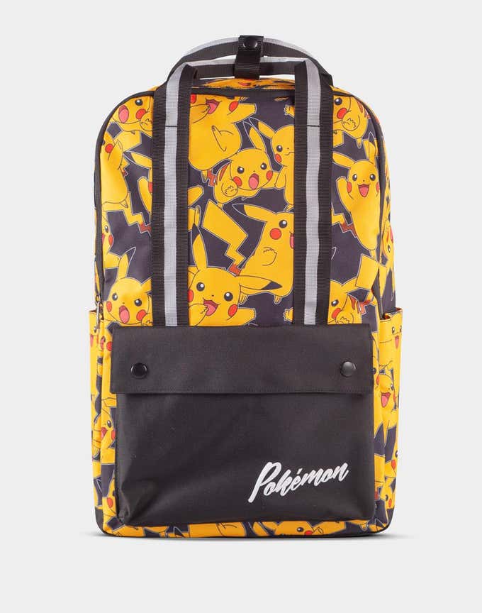 Pokémon - Sac à dos Pikachu AOP noir et jaune