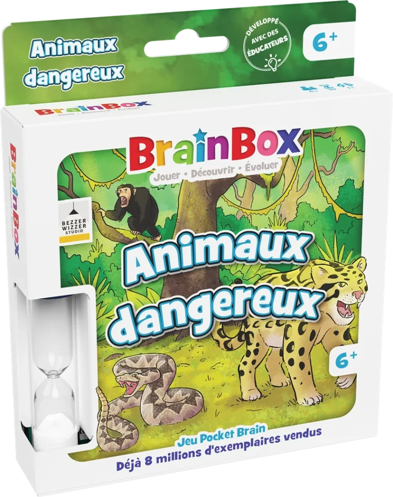 BrainBox Pocket - Animaux Dangereux