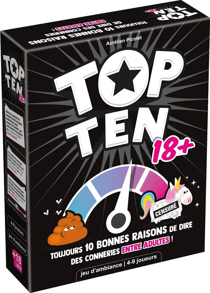 Top Ten 18+ - Jeu Pour Adulte