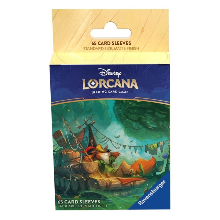 Lorcana S3 - Protèges Cartes Les Terres d’Encres: Robin Hood - Daydreamer - Robin des Bois - 65 pochettes