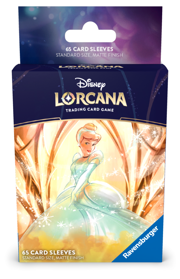 Lorcana S7 - L’Île d’Archazia: Protèges Cartes Cendrillon - Fait sensation au bal - 65 pochettes