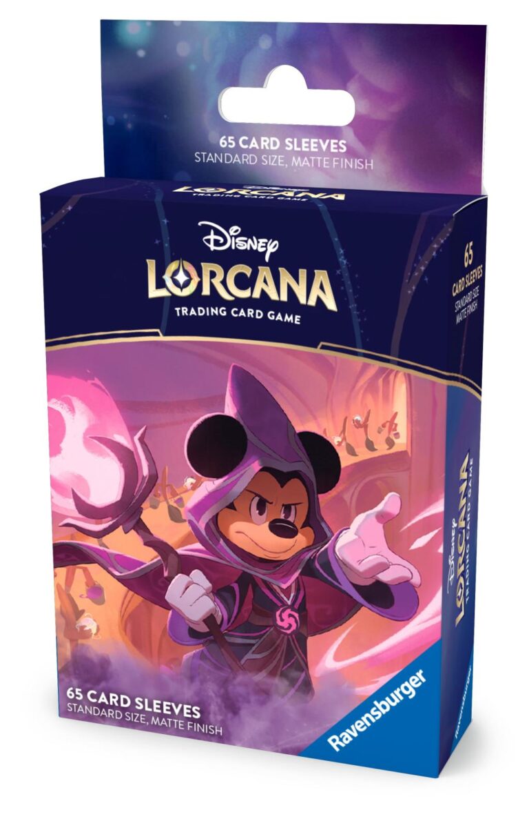 Lorcana S8 - Le Règne de Jafar: Protèges Cartes Mickey Mouse - Sorcier renégat - 65 pochettes