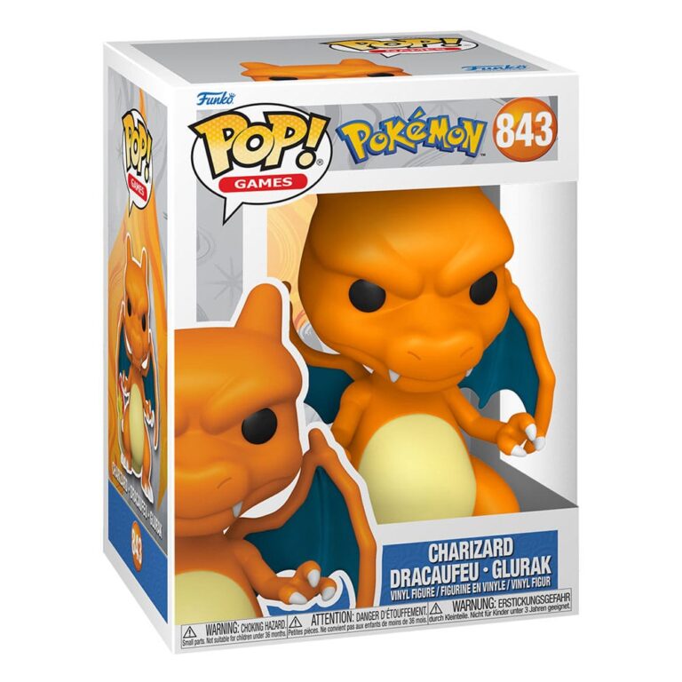 Pokémon - Figurine Funko Pop Dracaufeu (Charizard) n°843