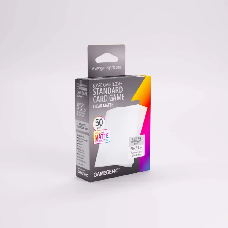 GameGenic Clear Mate Sleeves 66x91m