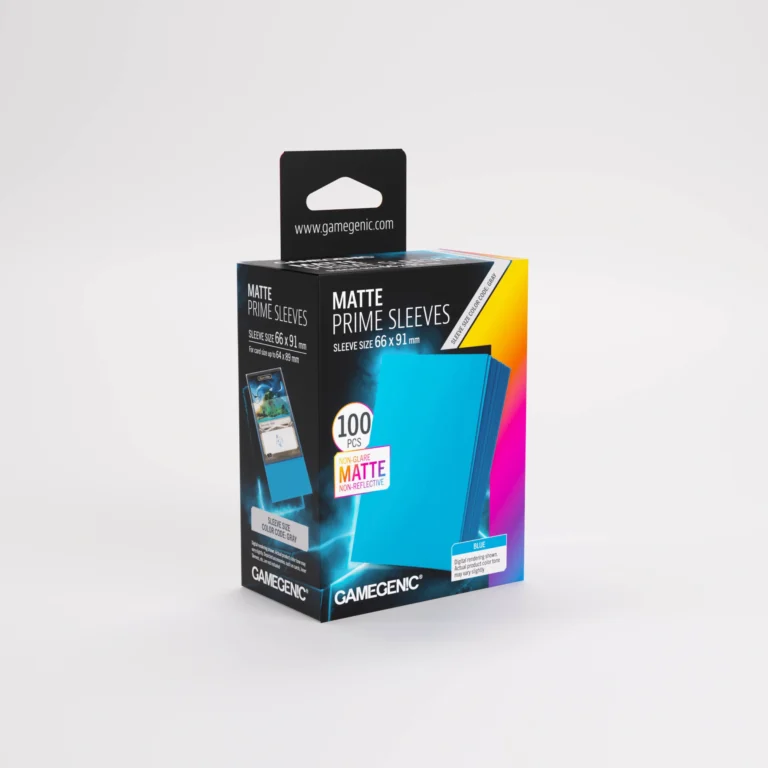 GameGenic Matte Prime Sleeves Blue