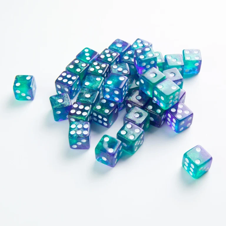 Gamegenic - Set de Dés Galaxy Series D6 Neptune - 36 dés de 12 mm