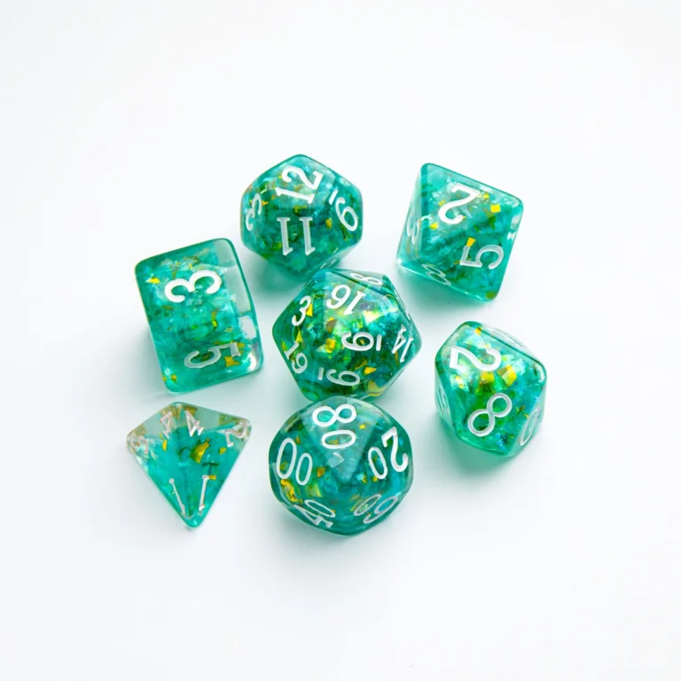 Gamegenic - Candy-like Mint - Set de 7 dés JDR - Vert menthe