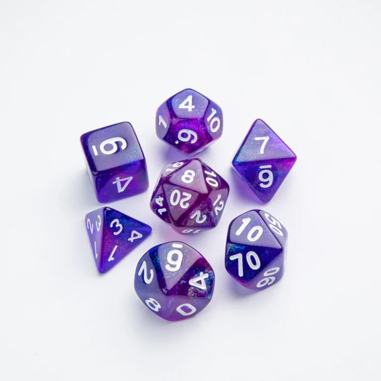 Gamegenic - Galaxy Series Nebula - Set de 7 dés JDR