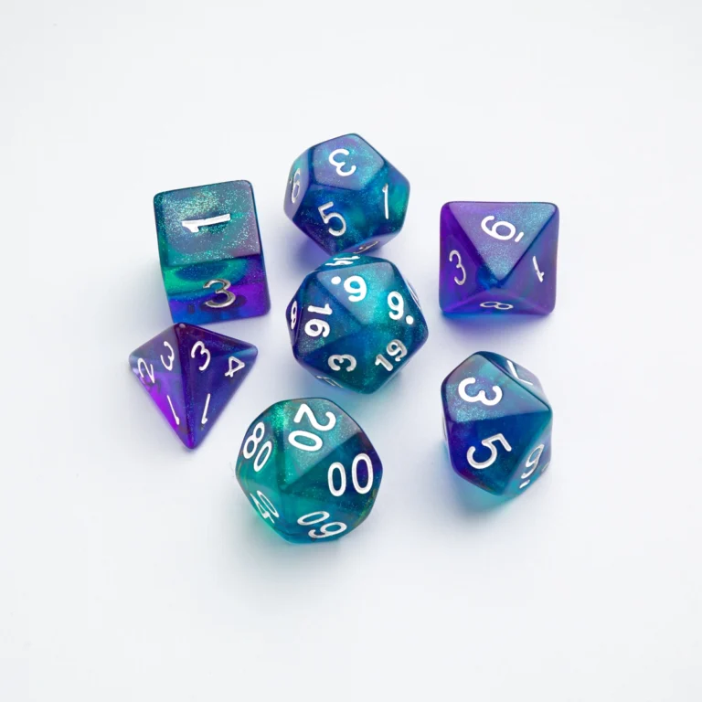 Gamegenic - Galaxy Series Neptune - Set de 7 dés JDR