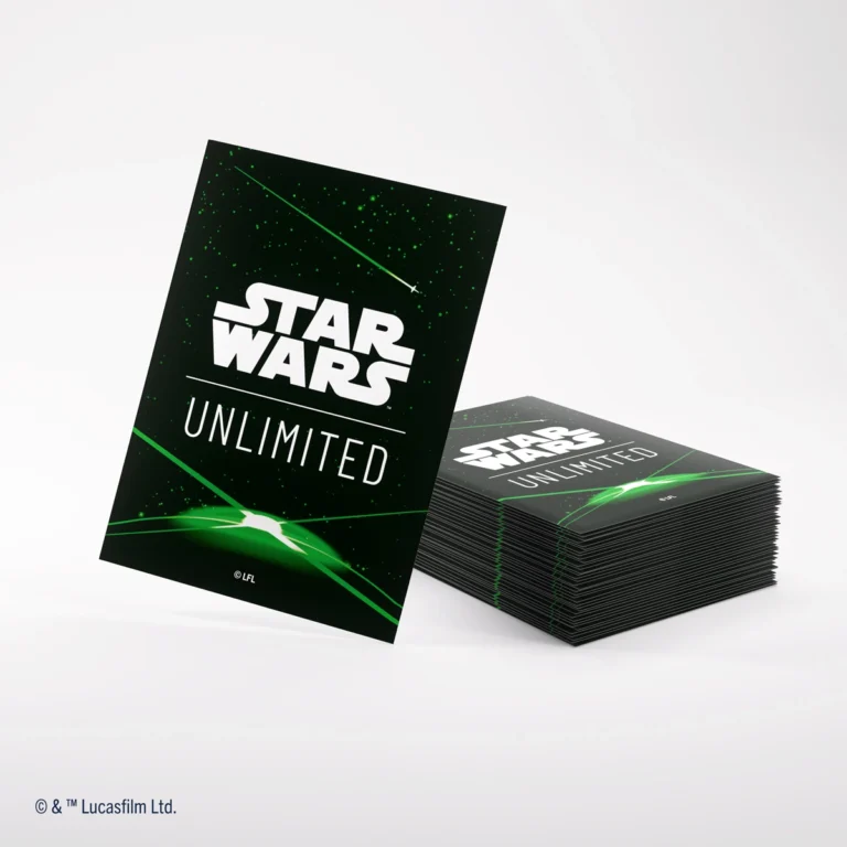 Star Wars Unlimited - 60 Protèges Cartes Gamegenic Card Back (Vert)