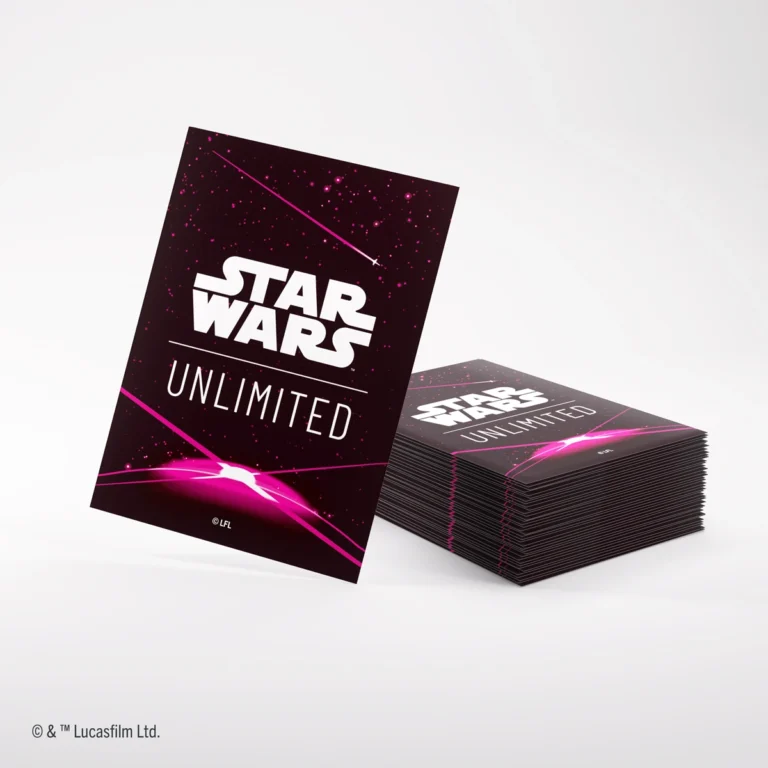 Star Wars Unlimited - 60 Protèges Cartes Gamegenic Card Back (Magenta)