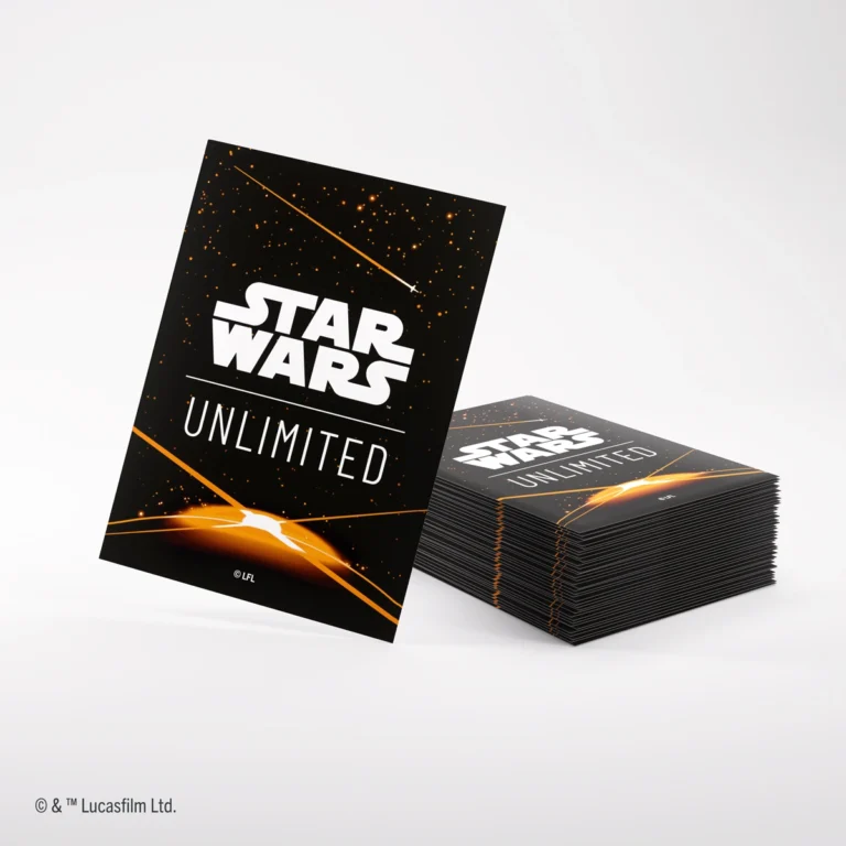 Star Wars Unlimited - 60 Protèges Cartes Gamegenic Card Back (Orange)