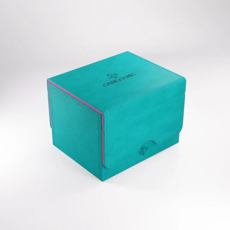 Gamegenic Sidekick 100+ XL Deck Box (Teal/Pink) - Turquoise/Rose