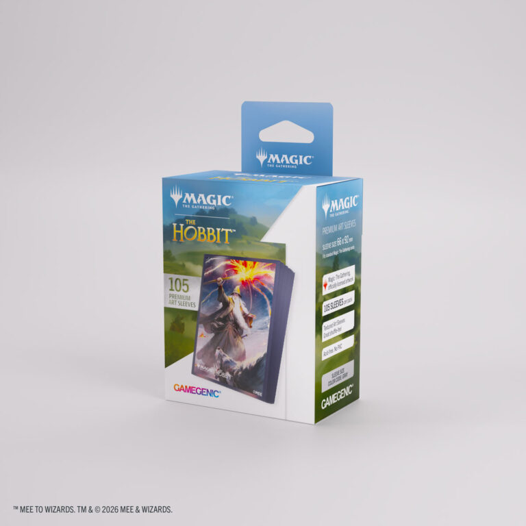 Le Hobbit: "Gandalf, Shadow’s Foe" Premium Art Sleeves – 105 pochettes Gamegenic