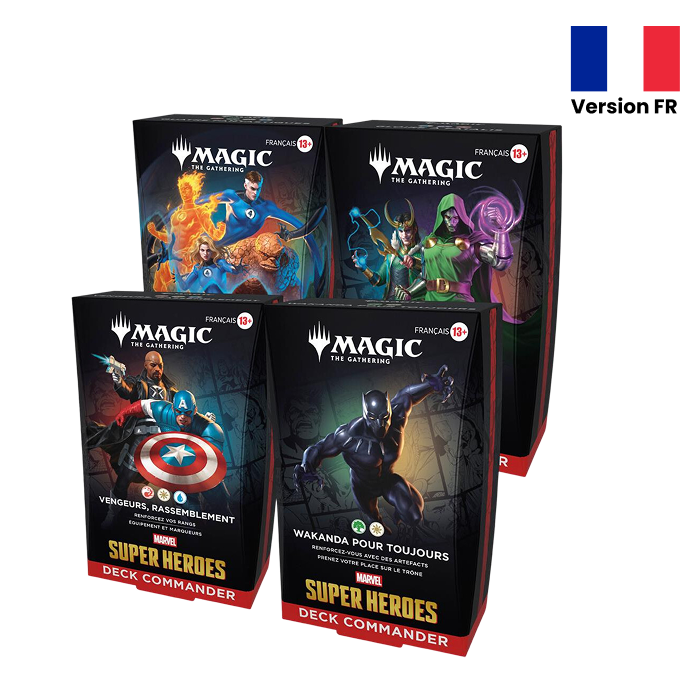 Commander: Magic: The Gathering | Marvel Super Heroes – 1 deck au choix – FR