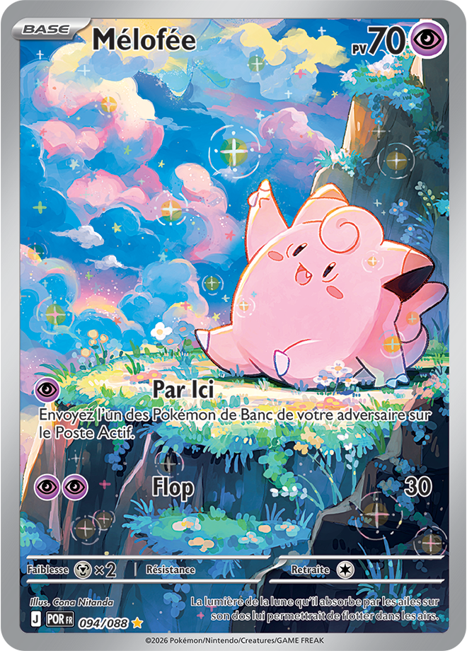 Pokémon - Mélofée (POR 094) - Équilibre Parfait - 094/088 - FR