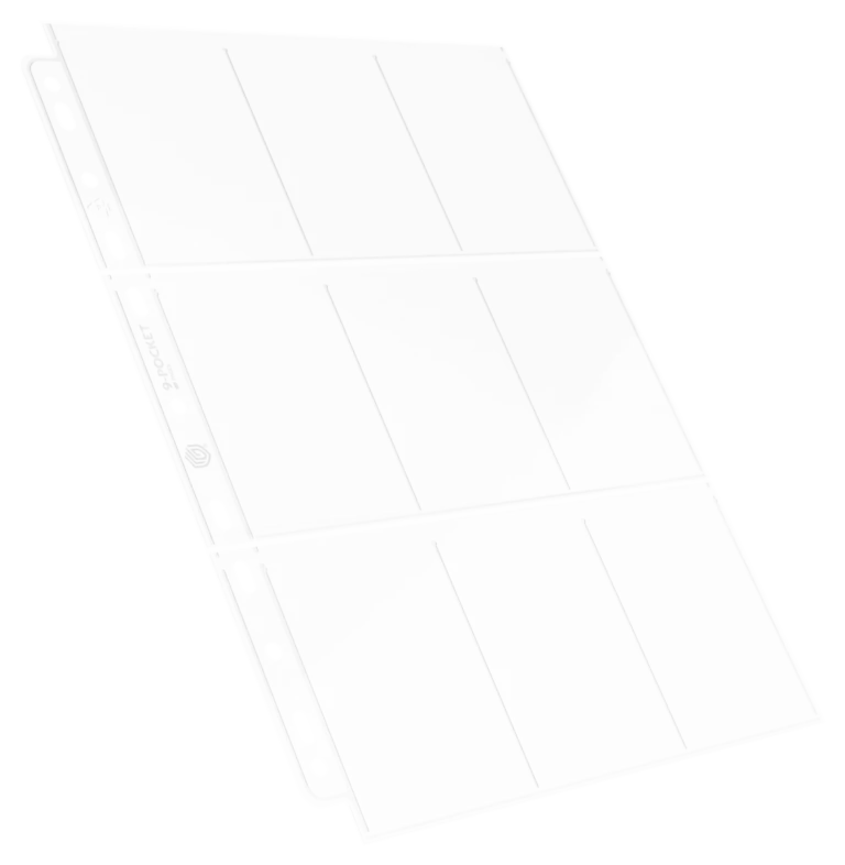 100 Ultimate Guard 9-Pocket Pages - Feuilles de classeur