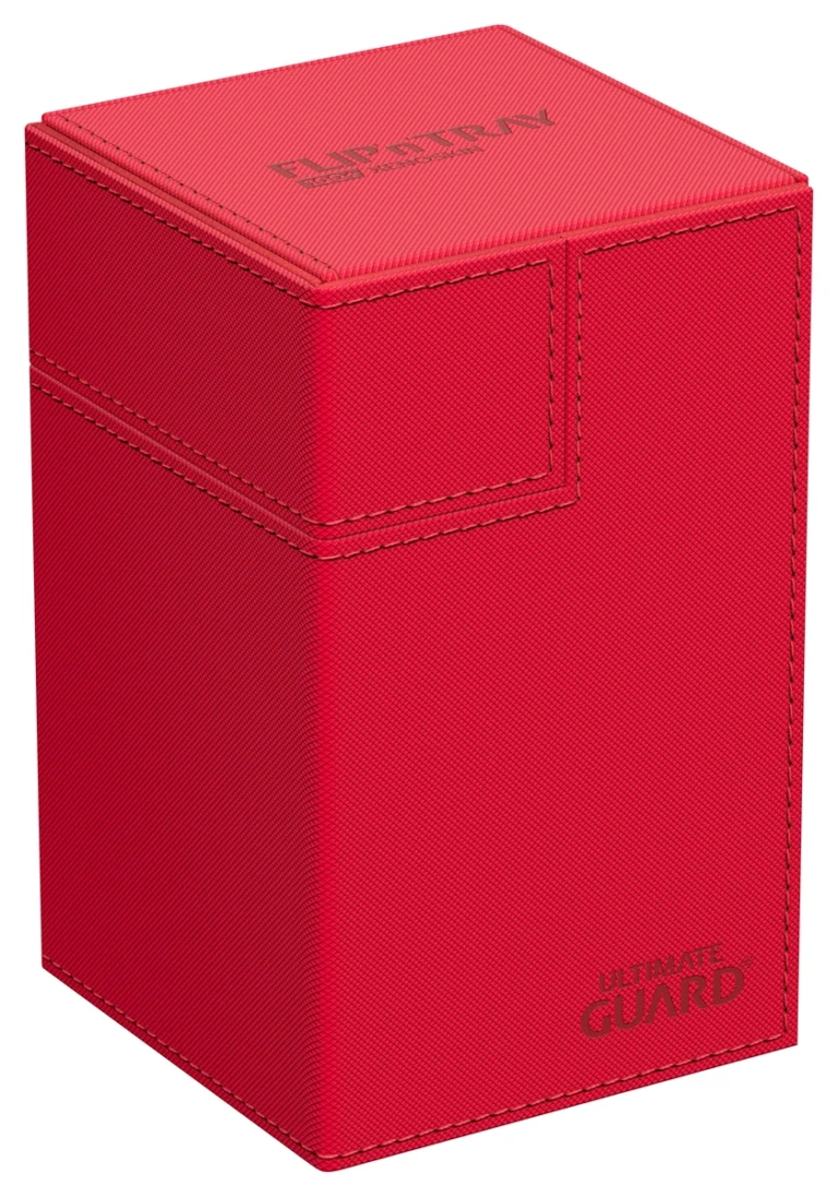 Ultimate Guard Flip'n'Tray Monocolor Deck Case 100+ (Rouge) — Xenoskin