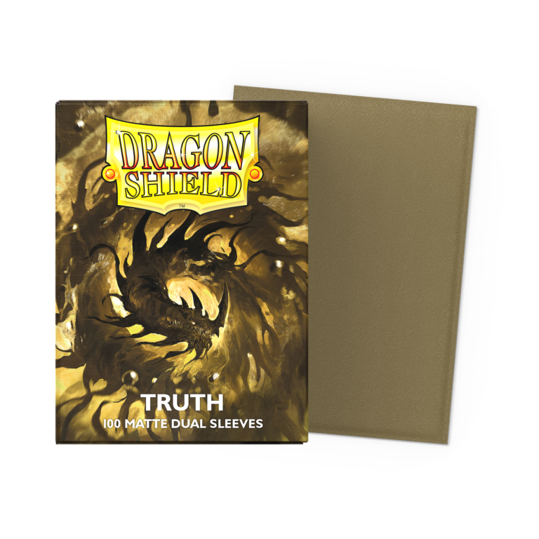100 Dragon Shield Sleeves - Dual Matte Truth - Or