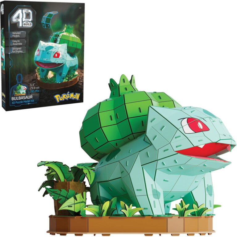 Pokémon - Puzzle 3D 4D Build Bulbizarre - 340 pièces