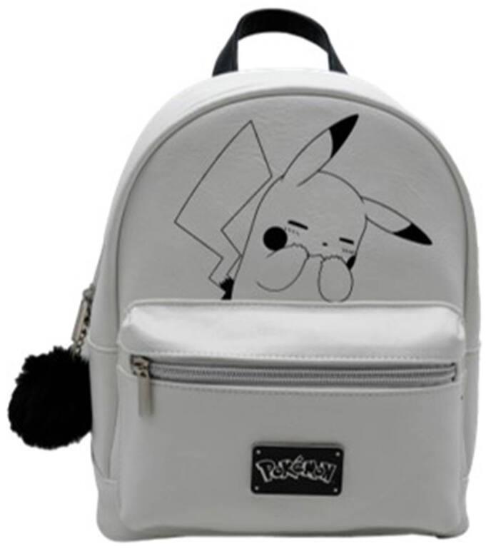 Pokémon - Sac à dos Pikachu blanc - 28 cm