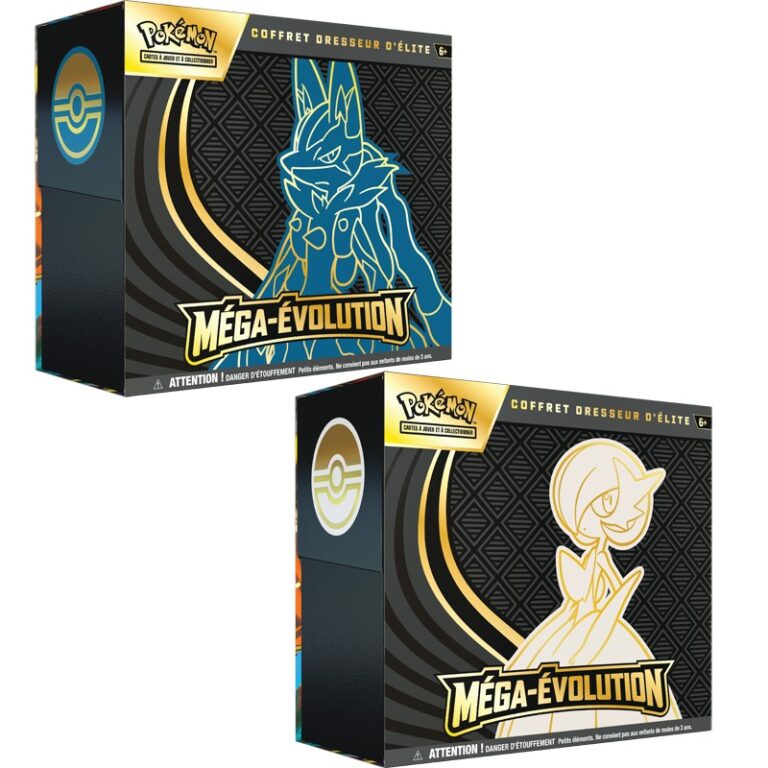 Pokémon - Méga-Évolution ME01 - Coffret Dresseur d’élite Méga-Lucario ou Méga-Gardevoir - FR - À l’unité