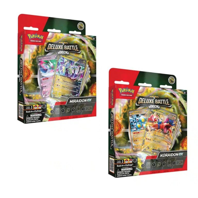 Pokémon - Deck de Combat Deluxe - Koraidon ex ou Miraidon ex - Q3 2024 - FR - À l’unité