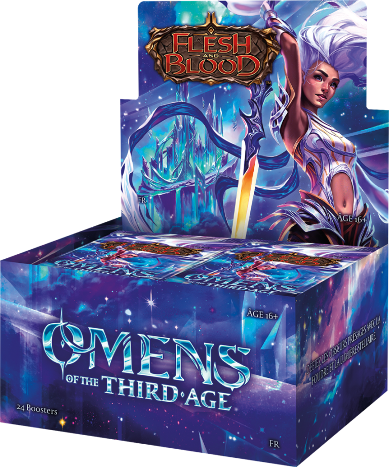 Boite de boosters de Omens of the Third Age – Flesh and Blood FR – Display 24 boosters