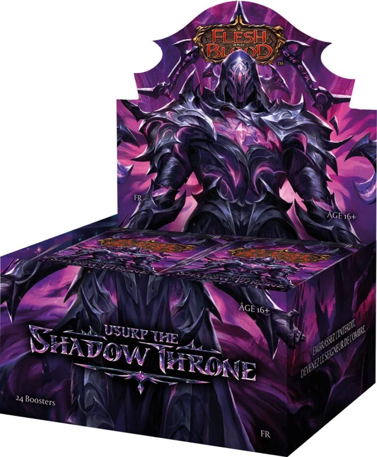 Boite de boosters de Usurp the Shadow Throne – Flesh and Blood FR – Display 24 boosters