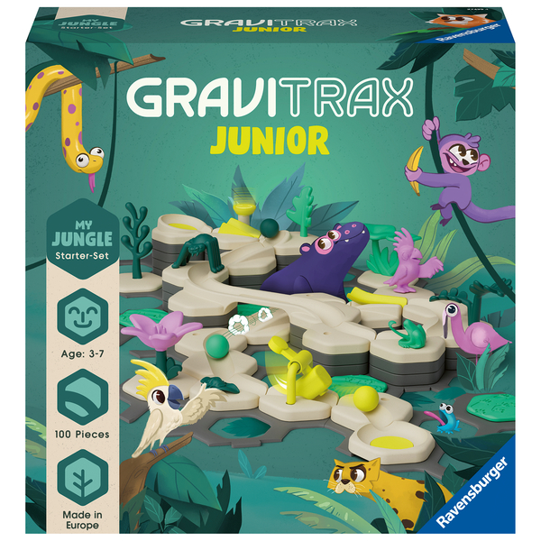 Ravensburger - GraviTrax Junior Starter Set My Jungle - 100 pièces