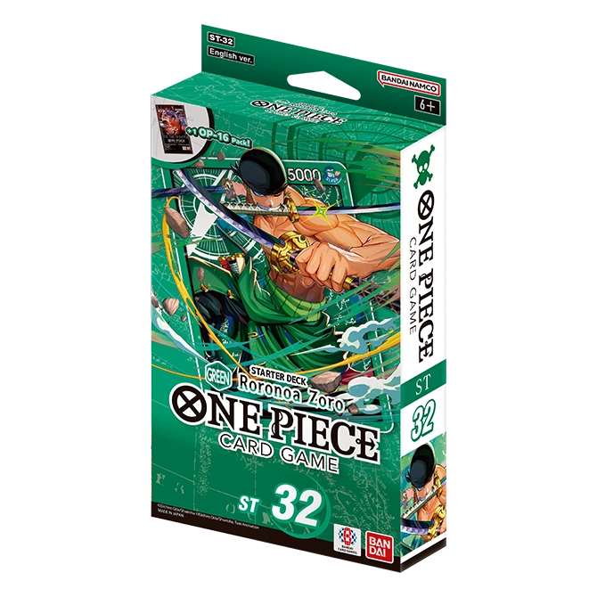One Piece ST32 - Starter Deck: Green Roronoa Zoro - EN