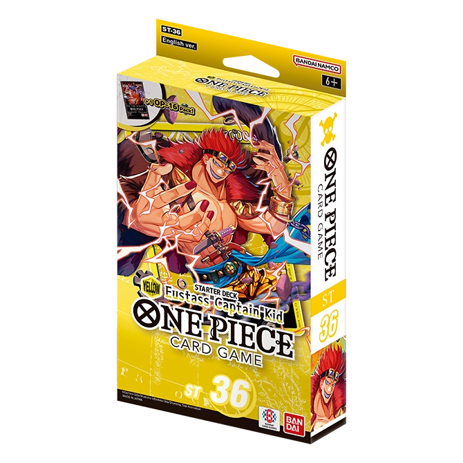 One Piece ST36 - Starter Deck: Yellow Eustass "Captain" Kid - EN