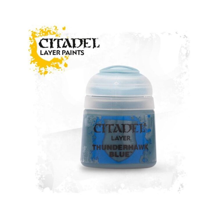 Games Workshop Citadel Layer Paint: Thunderhawk Blue 12ml 22-53