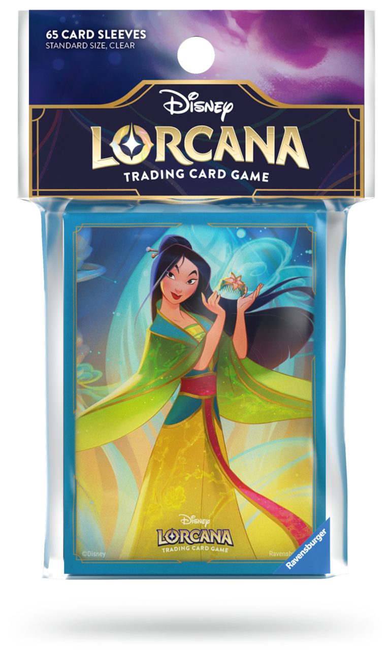 Lorcana Fabuleux : Protèges Cartes "Mulan - Diplomate prévenante" - 65 pochettes