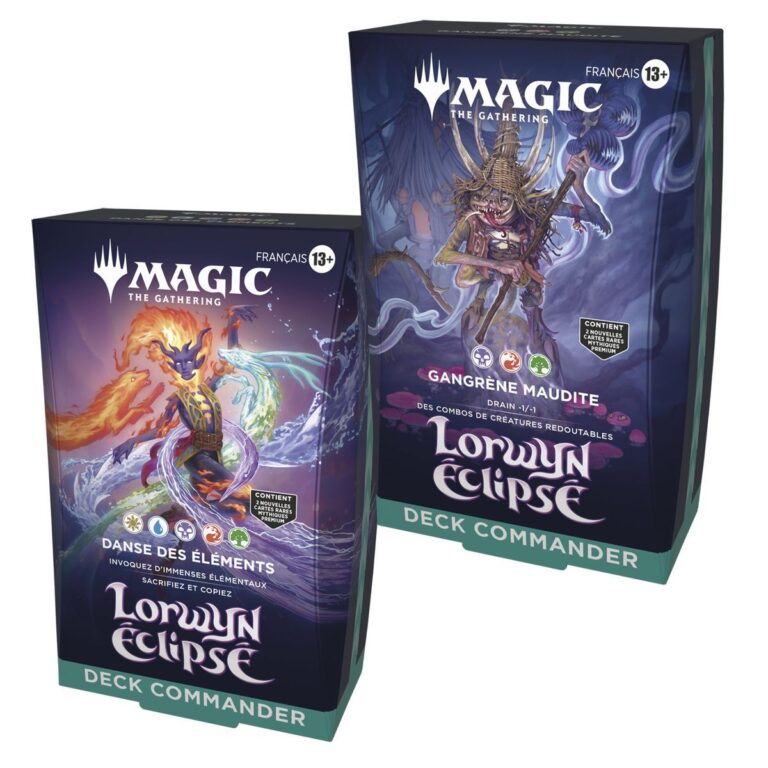 Lorwyn éclipsé Commander Deck – Dance of the Elements / Blight Curse – 1 deck au choix FR