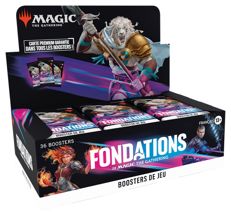 Boite de boosters de jeu de Fondations de Magic: The Gathering – FR – Display 36 boosters