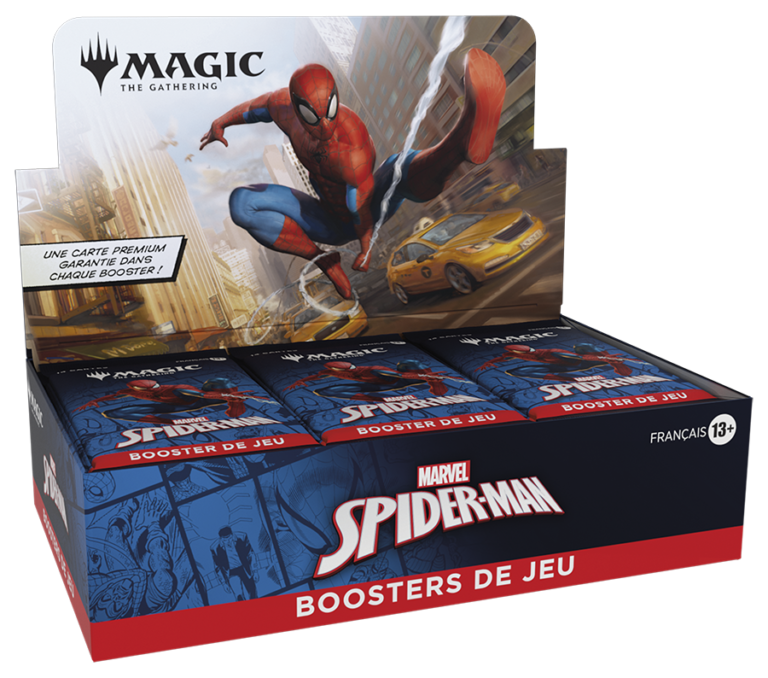 Boite de boosters de jeu de Magic: The Gathering | Marvel's Spider-Man – FR – Display 30 boosters