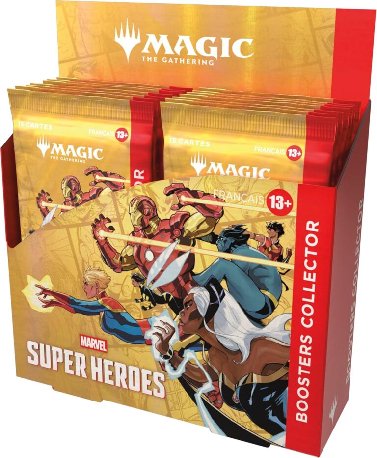 Boite de boosters collector de Magic: The Gathering | Marvel Super Heroes – FR – Display 12 boosters