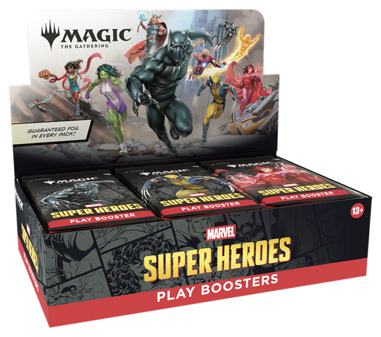 Boite de boosters de jeu de Magic: The Gathering | Marvel Super Heroes – EN – Display 30 boosters
