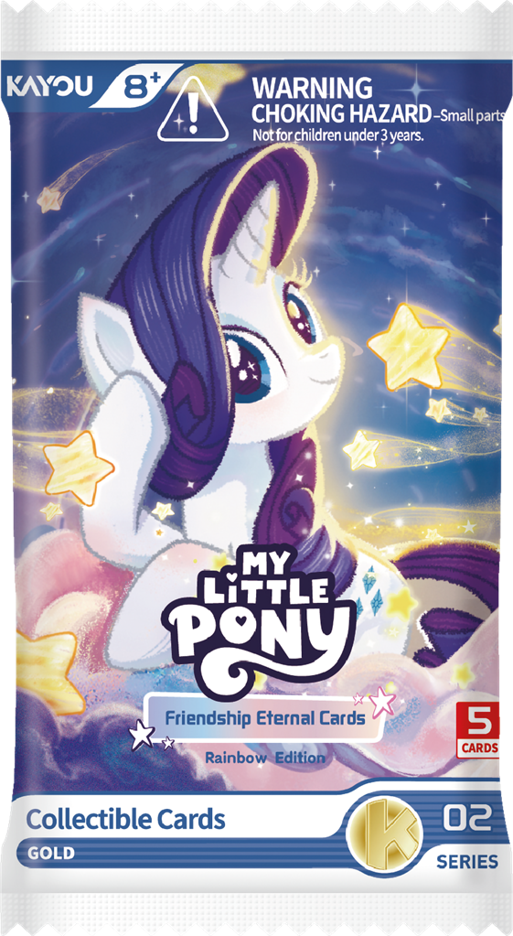 Kayou My Little Pony Rainbow Edition - Gold Série 2 - Booster 5 cartes