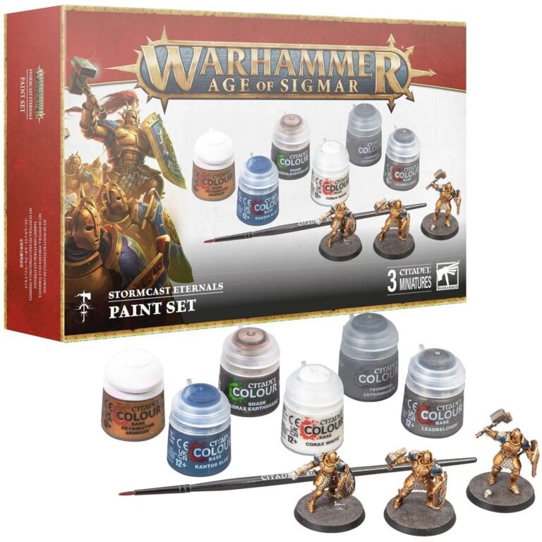 Figurine Games Workshop Warhammer AoS - Citadel Stormcast Eternal Paint Set (V.4) (x3)