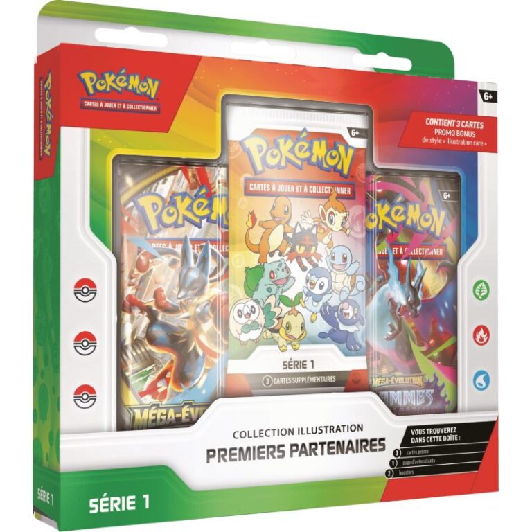 Pokémon - First Partner Illustration Collection Series 1 - Coffret Premiers Partenaires FR - Précommande