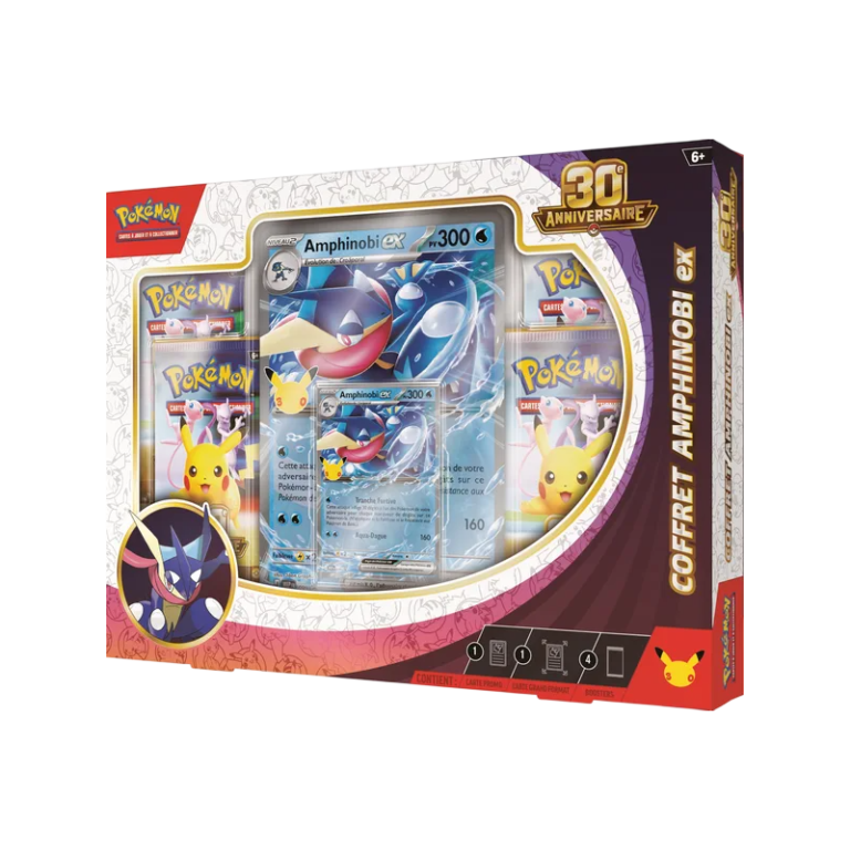 Pokémon - Coffret 30ᵉ Anniversaire: Amphinobi ex - FR