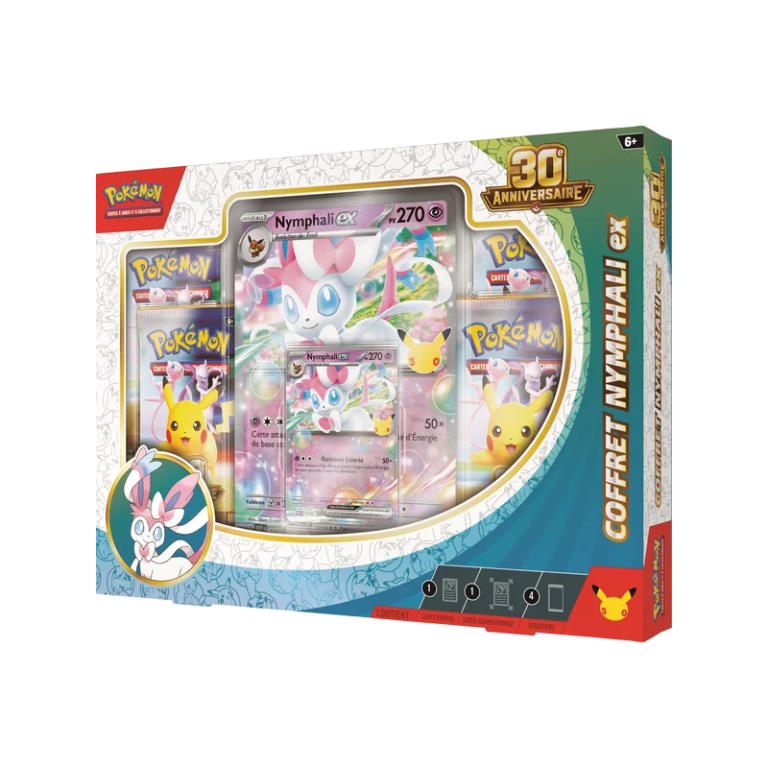 Pokémon - Coffret 30ᵉ Anniversaire: Nymphali ex - FR