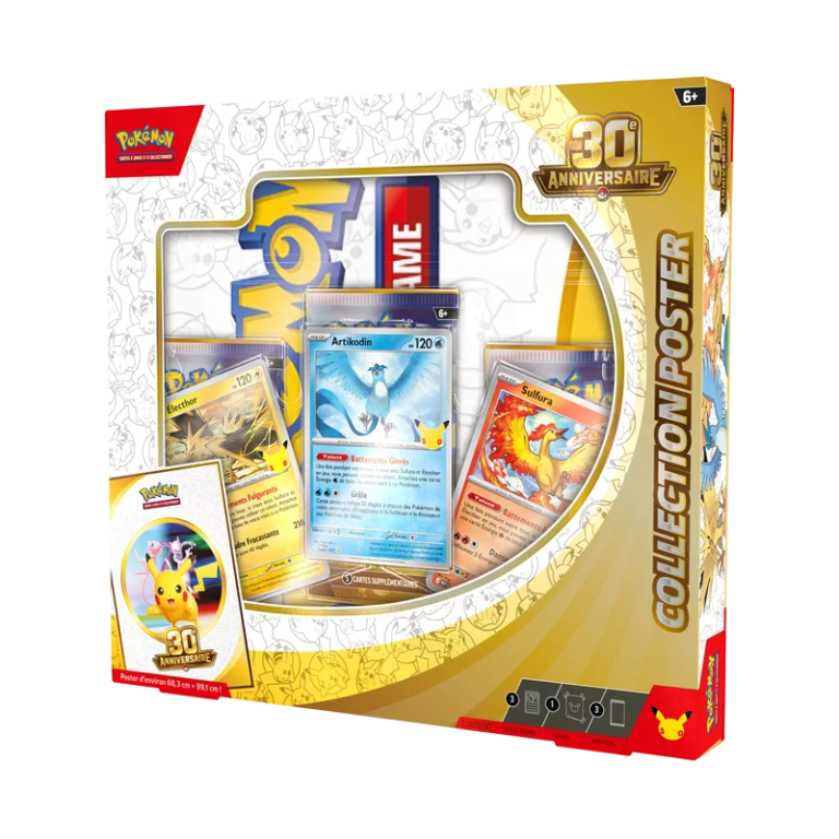 Pokémon - 30ᵉ Anniversaire Poster Collection - Coffret Poster - FR