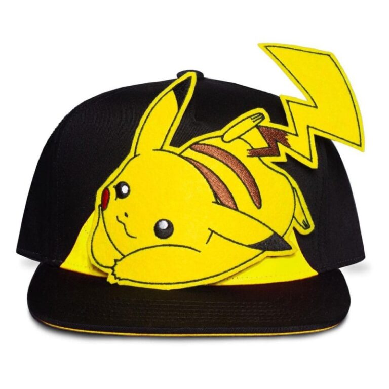 Pokémon - Casquette Pikachu noire et jaune - NH220753POK